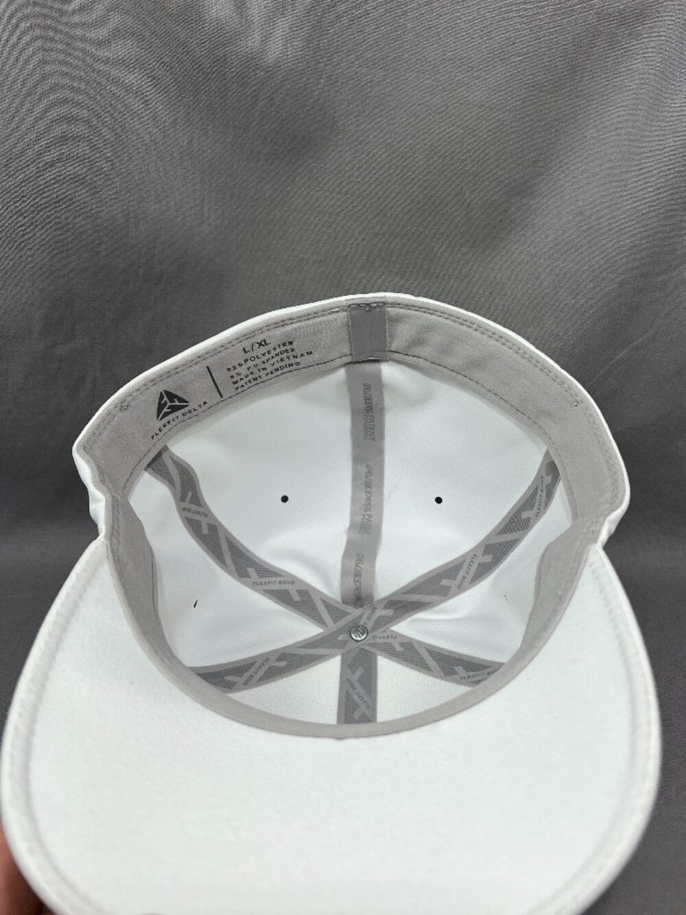 Change Your Fate Clothing Co Delta Flex Fit L/XL Hat White Performance Golf Mens - Picture 11 of 15